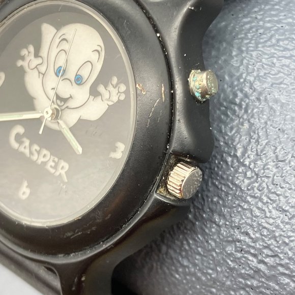 1995 Retired Watch Casper Friendly Ghost As Is Black Harvey Universal Studios - Picture 3 of 10